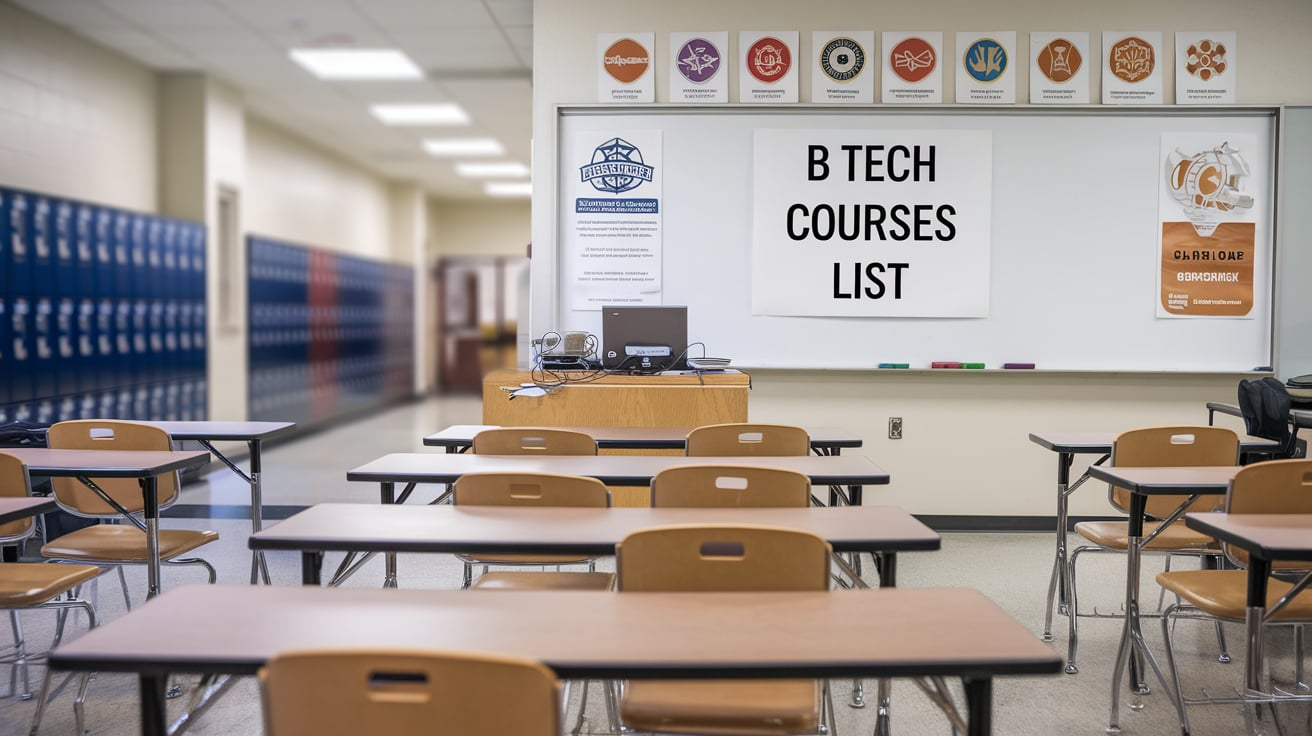 B Tech Courses List: Find the Best Options for Your Future
