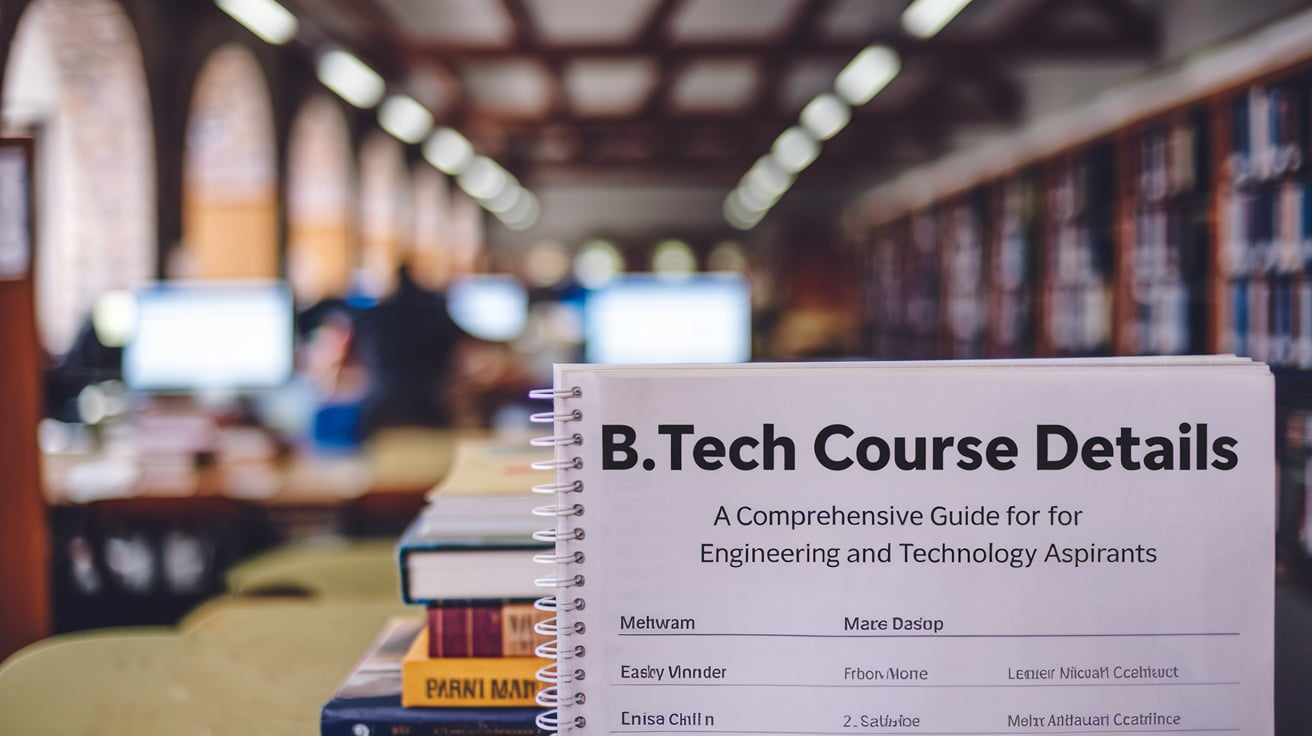 Everything You Need to Know About B Tech Course Details