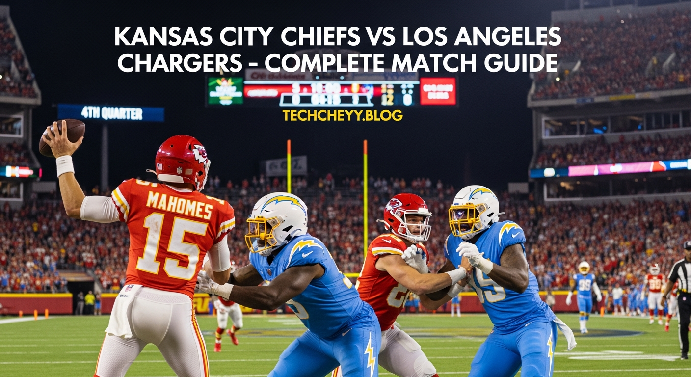 kansas city chiefs vs los angeles chargers