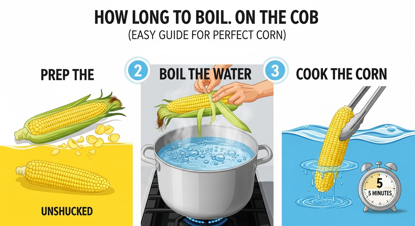 how long to boil corn on the cob