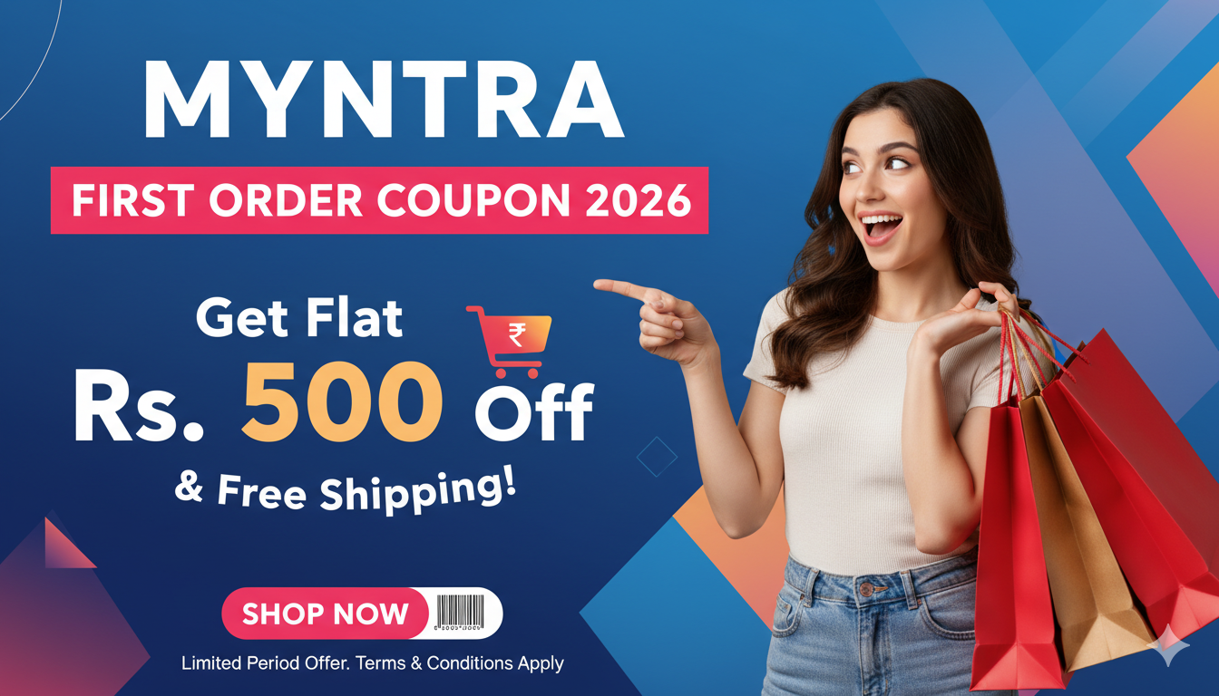 myntra first order coupon