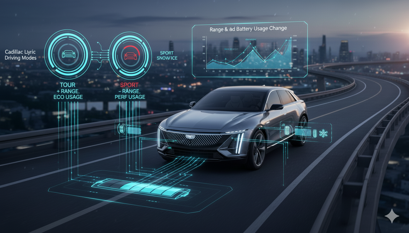 Cadillac Lyriq Driving Modes