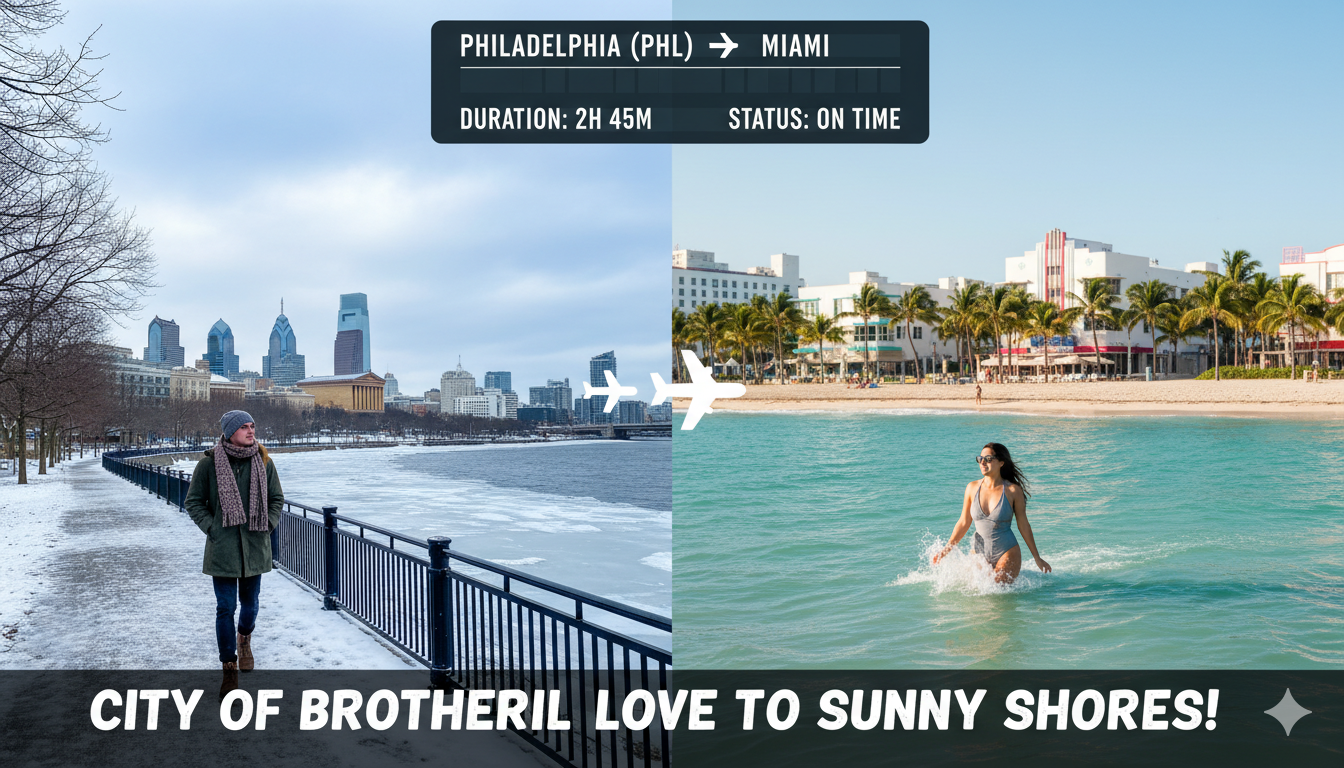 philadelphia to miami flights