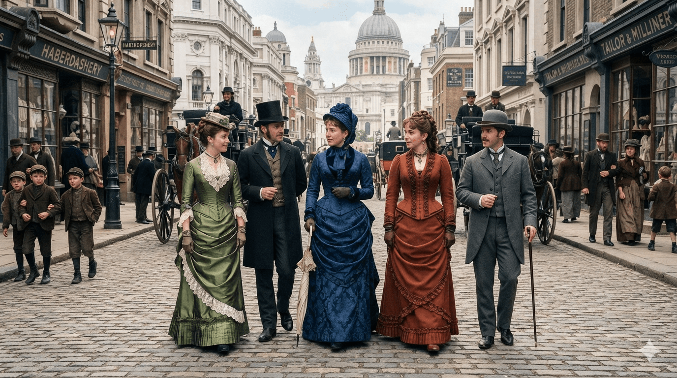 Victorian times fashion